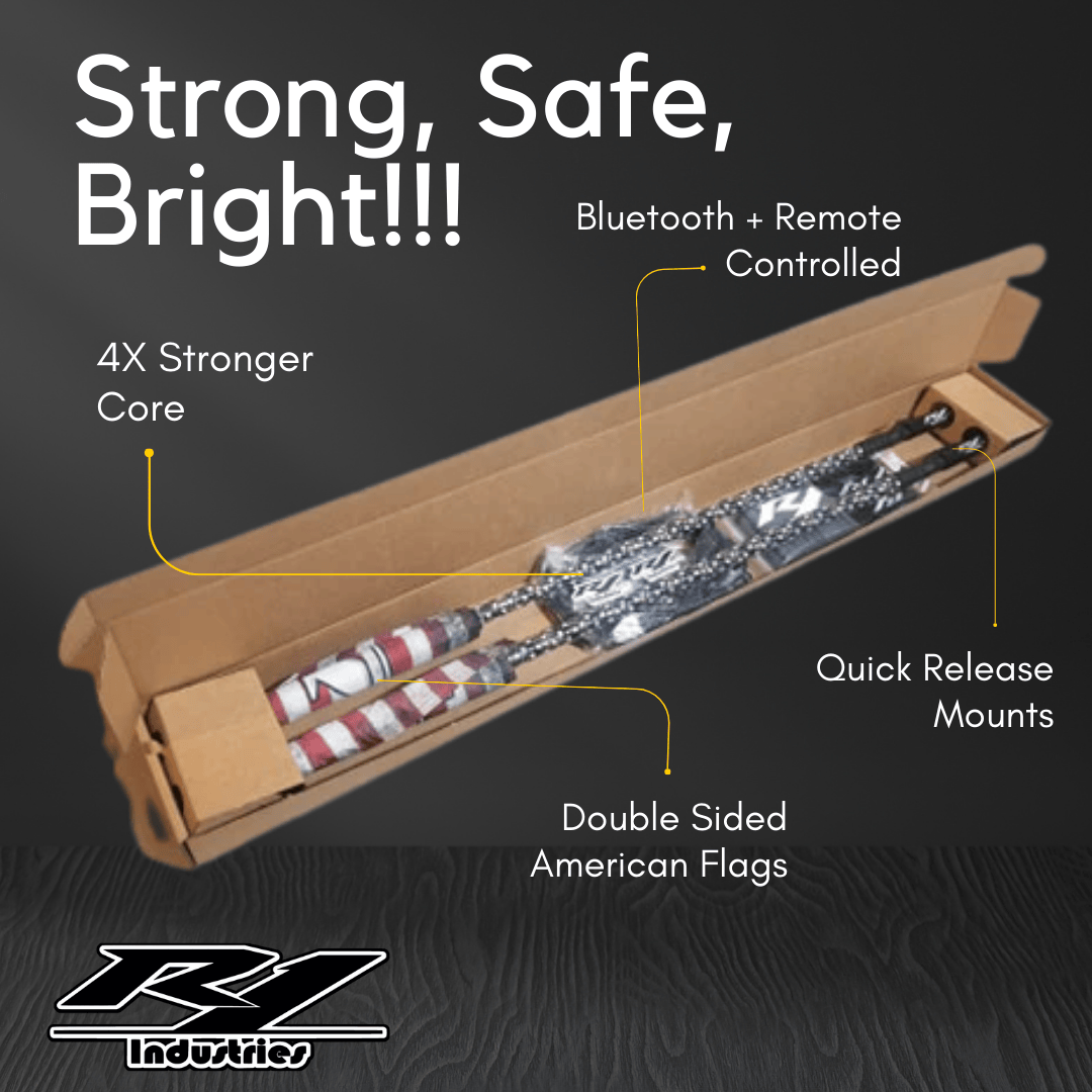 R1 Industries LED Light Whips & Rock Lights